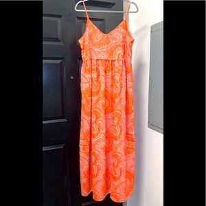 FRиCH orange and teal summer dress